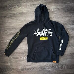 Alien Labs Fantastic Voyage Graphic Hoodie Mens Black Streetwear Pullover L